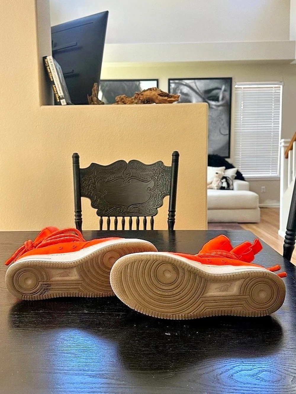 Nike SF Air Force 1 High Total Orange Size 13 SF AF1 HI New Without Box - Picture 4 of 6